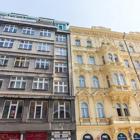 Sunny Central Apartment On Wenceslas Square By Easybnb Prague Exterior photo